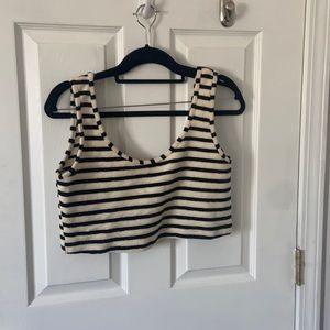 Striped cropped top - Luxxel